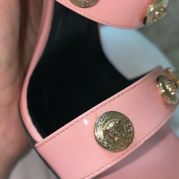 Pink Versace sandal heels - Picture 6 of 13
